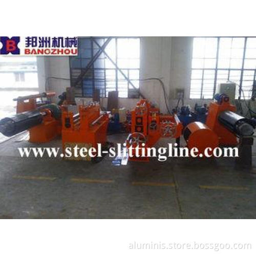 Galvanized Simple Steel Slitting Line 9CrSi , 1250mm Width